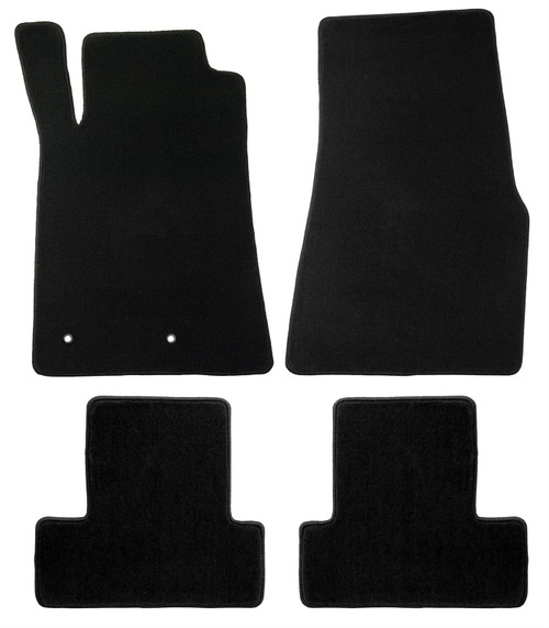 05-10 Ford Mustang Fußmatten Set - Schwarz Vorne und hinten