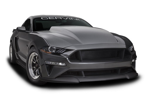 18-23 Ford Mustang EcoBoost (2.3) Motorhaube - Cervinis - 4 Zoll Hutze