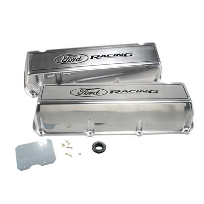 69-71 Ford Mustang (429) Ventildeckelset - Ford Racing - Aluminium - Poliert