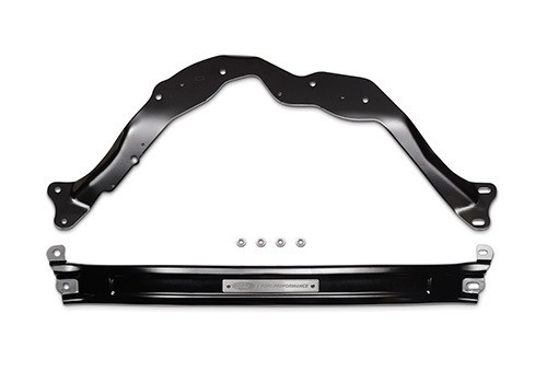 15-26 Ford Mustang (2.3, 5.0) Domstrebe - Ford Performance - Stahl - Schwarz Vorne