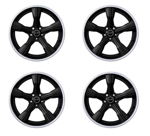 05-26 Ford Mustang Felgensatz - Shelby CS11 - 9,5x20 Zoll - Schwarz Vorne und hinten