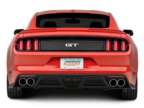 15-17 Ford Mustang Stoßstangenansatz - GT350 Style - Diffusor für 4-Rohr Abgasanlage
