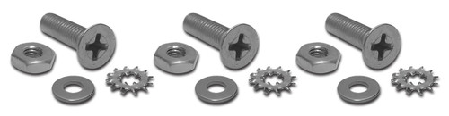 61-67 Chevrolet Corvette Base Schraube Linse Kennzeichenleuchte - Set