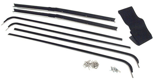 56-62 Chevrolet Corvette Set Schächte Fensterführung Links und Rechts