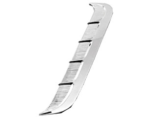 64-65 Ford Mustang (Convertible/Fastback/Hardtop) Zierelement Seitenwand - Gusseisen, Chrom