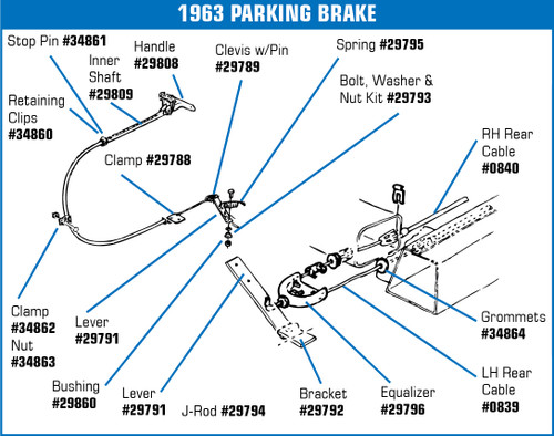 52675382-1963-Chevrolet-Corvette-Bowdenzug-Feststellbremse-Hinten-rechts-1