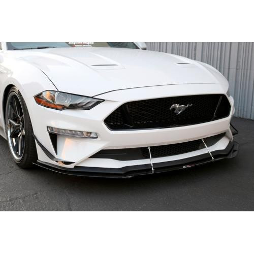 18-23 Ford Mustang Spoilerschwert - Carbon - Ohne Performance Package Vorne