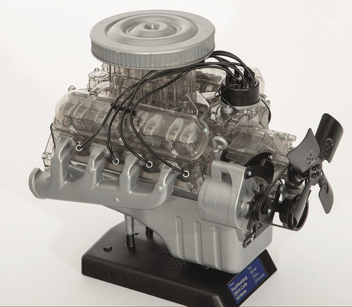 1965 Ford Mustang K-Code V8-Motor-Modellbausatz