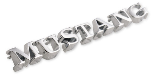 65-70 Ford Mustang Emblem - MUSTANG Buchstaben Kofferraumdeckel Kotflügel