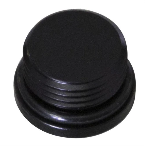64-73 Ford Mustang Leitungsverschluss - Aluminium - Schwarz - 6 AN mit O-Ring