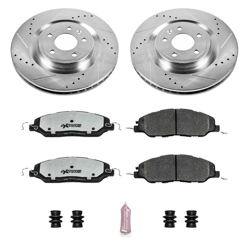 11-14 Ford Mustang GT (5.0) Überholsatz Verschleißteile Bremse - Powerstop Z26 - Track - VA - 336 mm - ohne Brembo Vorne