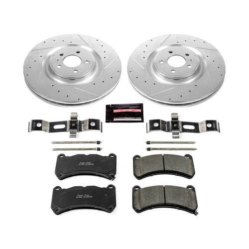 13-14 Ford Mustang Shelby GT500 (5.8) Überholsatz Verschleißteile Bremse - Powerstop Z23 - Street - VA 380mm Vorne