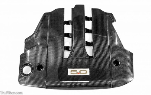 18-23 Ford Mustang GT Motorabdeckung - Trufiber - Carbon