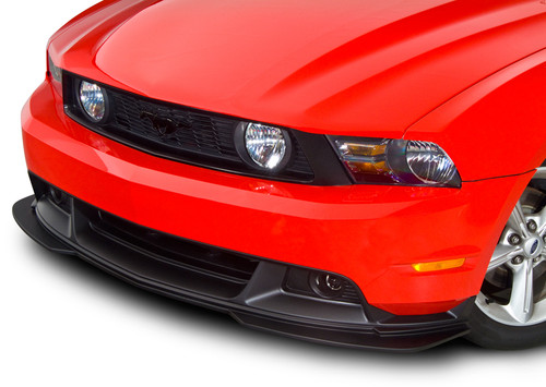 10-12 Ford Mustang GT (5.0) Spoiler - Cervinis - GT/CS-Style - Schwarz Strukturiert - ohne Nebelscheinwerfer Vorne unten