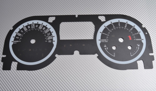 13-14 Ford Mustang Instrumentenscheibe - Schwarz bis 260 km/h (52892384)