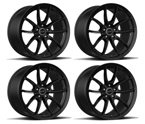 15-26 Ford Mustang Felgensatz - Shelby CS5 - 9,5x19 Zoll und 11x19 Zoll - Schwarz Vorne und hinten