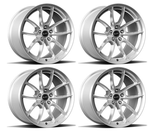 15-25 Ford Mustang Felgensatz - Shelby CS5 - 9,5x19 Zoll und 11x19 Zoll - Chrome Powder Vorne und hinten