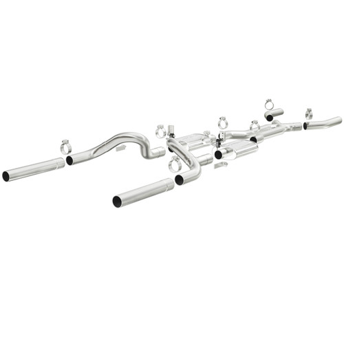 64-66 Ford Mustang Abgasanlage - Magnaflow Street Series - Edelstahl - 3 Zoll