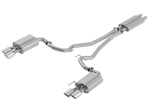 18-23 Ford Mustang GT (Convertible/Coupe - 5.0) Abgasanlage - Borla - Touring - EG Genehmigung - 2,5 Zoll - Chrom