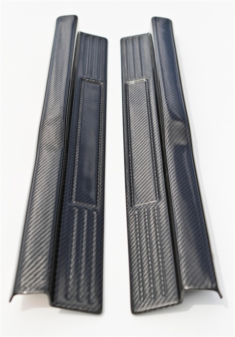 05-14 Ford Mustang Einstiegsleistensatz - Carbon - LG108