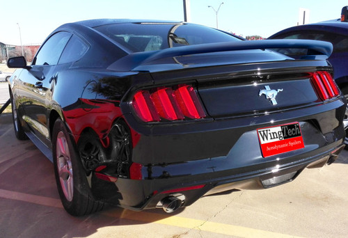 15-23 Ford Mustang (Coupe) Heckspoiler - GT350R Style - Fiberglas Hinten