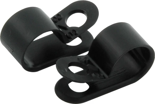 64-73 Ford Mustang Halter Kraftstoffleitung - Nylon - Schwarz - 1/2 " - Set