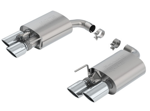 2018 Ford Mustang Schalldämpfer-Set - Borla S-Type - Axle Back Klappensteuerung - Chrom