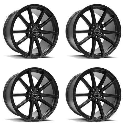 05-26 Ford Mustang Felgensatz - Shelby CS10 - Aluminium - 9,5x20 Zoll - Schwarz Vorne und hinten