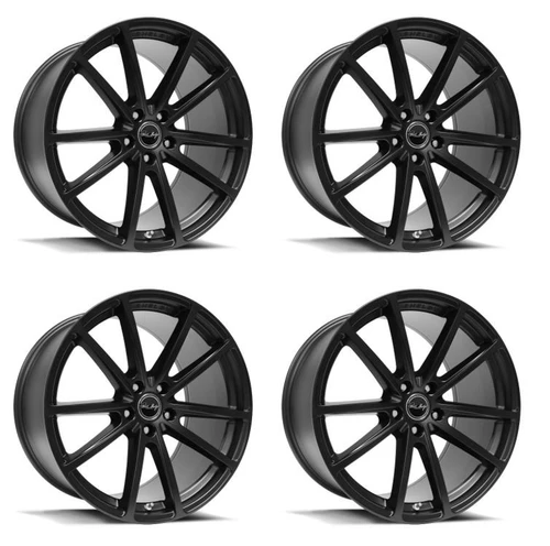 05-26 Ford Mustang Felgensatz - Shelby CS10 - Aluminium - 9,5x20 Zoll - Schwarz Vorne und hinten