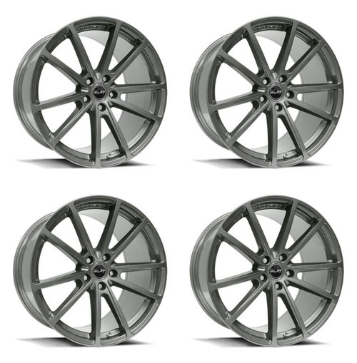 05-26 Ford Mustang Felgensatz - Shelby CS10 - Aluminium - 9,5x20 Zoll - Gunmetal Vorne und hinten