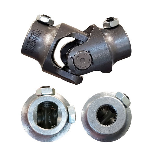 64-73 Ford Mustang Kreuzgelenk Lenksäule - 3/4 " DD auf 9/16 " 26 Zähne - Stahl