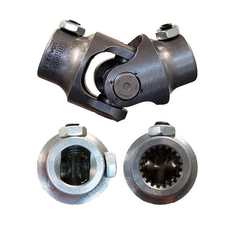 64-73 Ford Mustang Kreuzgelenk Lenksäule - 3/4 " DD auf 3/4 " 20 Zähne - Stahl