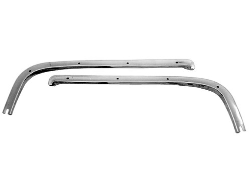 64-66 Ford Mustang (Convertible) Zierleiste Cabrioverdeck - Links und rechts - Chrom Links und Rechts
