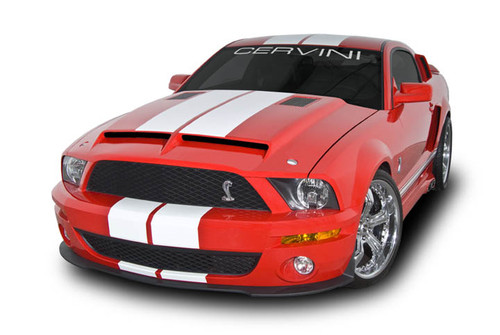 07-09 Ford Mustang Shelby GT500 Motorhaube - Type 4 Ram Air - Fiberglas
