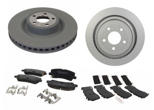 15-23 Ford Mustang Überholsatz Verschleißteile Bremse - OEM - VA/HA - 380/330 - mit 6 Kolben Bremssystem Vorne und hinten