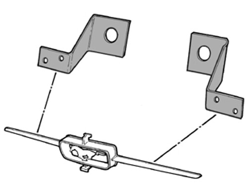 35200148-64-65-Ford-Mustang-CabrioCoupe-Montagematerial-fuer-Emblem-Kuehlergrill-1