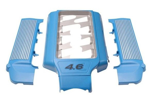 05-10 Ford Mustang GT (4.6) Motorabdeckung - Blau - Open Runner