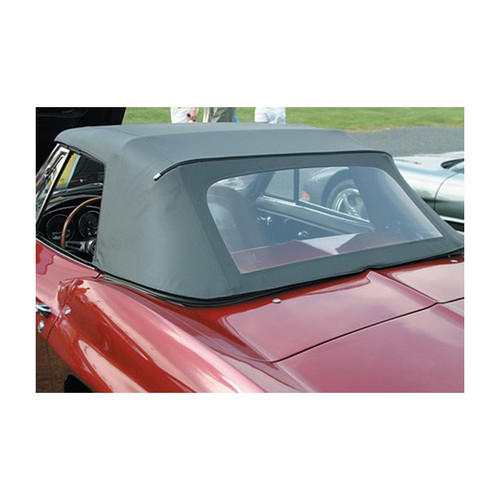63-67 Chevrolet Corvette (Convertible) Cabrioverdeck - Stayfast - Mit Pads und Straps - Schwarz