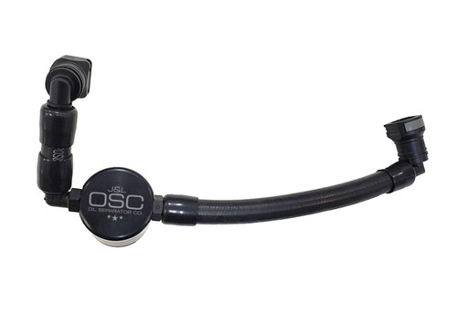 11-17 Ford Mustang (3.7) Motorölabscheider - J&L 3.0 V2 - Aluminium - Beifahrerseite - Schwarz Beifahrerseite