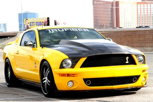 07-09 Ford Mustang (5.4) Motorhaube - Carbon - A49-3KR