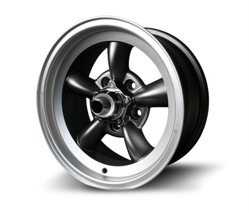 64-73 Ford Mustang Felge - Torq Thrust Style - Aluminium - 15x7 " - Anthrazit - Mit TÜV