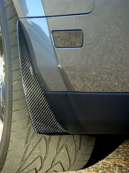 07-09 Ford Mustang Shelby GT500 (5.4) Spritzschutz Radhaus - Carbon Hinten