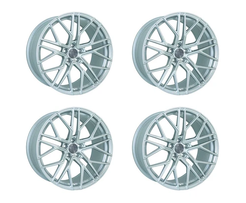 15-23 Ford Mustang Felgensatz - Elegance - E2FF - Deep Concave - 9.5 x 20 Zoll & 10.5 x 20 Zoll - Hyper Silber Vorne und hinten