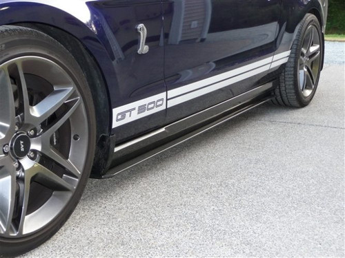 10-14 Ford Mustang Seitenschweller - Splitter - Carbon - LG37 Links und Rechts
