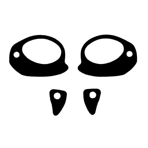56-62 Chevrolet Corvette Dichtung Türgriff Außen - Set (38022345)