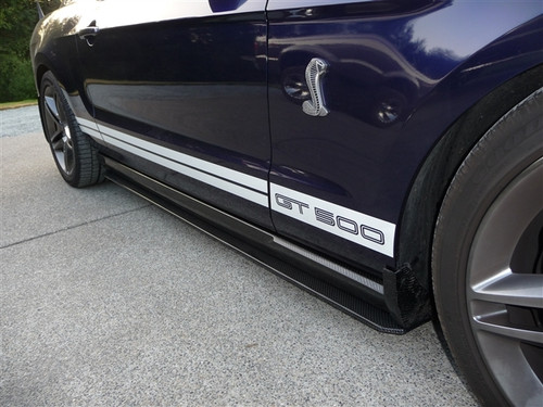 10-12 Ford Mustang Seitenschweller - Carbon - XR4