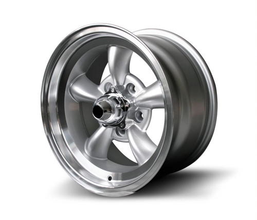 64-73 Ford Mustang Felgensatz - Torq Thrust Style - Aluminium - 15x7 " - Silber - Mit TÜV