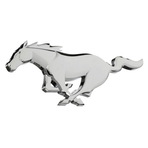 2010 Ford Mustang Base (4.0) Emblem Kühlergrill - Running Pony - Chrom - Ford OEM