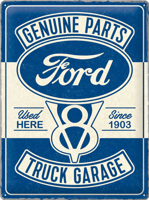 52894650-Wandtafel-Ford-Blechschild-V8-Truck-Garage-1
