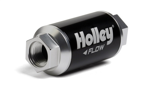 64-73 Ford Mustang Kraftstofffilter - Holley - Aluminium - Schwarz